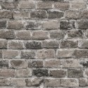 Papeldecor|Papier Peint brique grise rustique|Imitation Brique