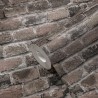 Papeldecor|Papier Peint brique grise rustique|Imitation Brique