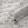 Papeldecor|Wallpaper white plastered brick|Brick Imitation