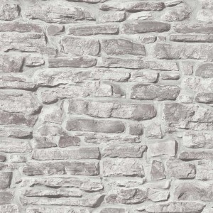 Papeldecor|Papier Peint mur en pierre grise naturelle|Imitation Pierre