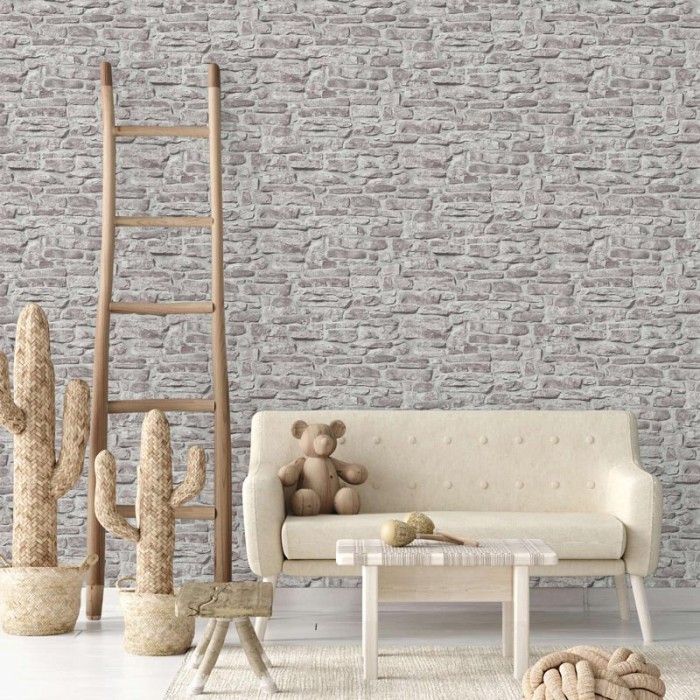 Papeldecor|Papier Peint mur pierres naturelles|Imitation Pierre