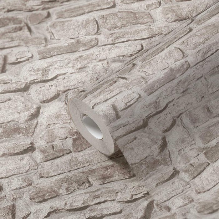 Papeldecor|Wallpaper stone slats rustic style|Stone Imitation