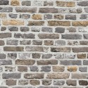 Papeldecor|Papier Peint brique grise industrielle|Imitation Brique