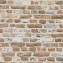 Papeldecor|Papel pintado ladrillo marrón relieve|Imitacion Ladrillo
