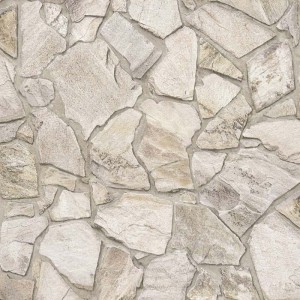 Papeldecor|Papel Pintado muro piedra gris natural|Imitacion Piedra