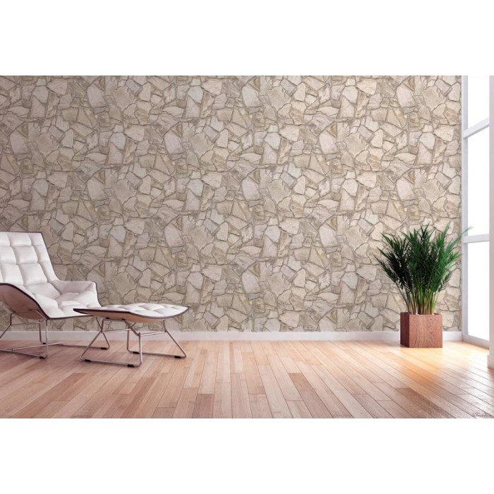 Papeldecor|Papier Peint maçonnerie pierre naturelle|Papier Peint