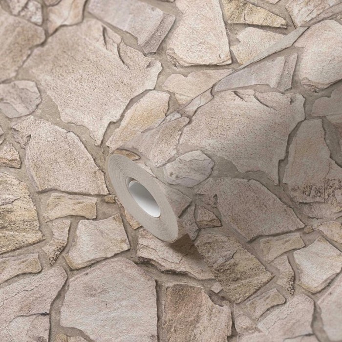 Papeldecor|Wallpaper natural stone masonry|Wallpaper