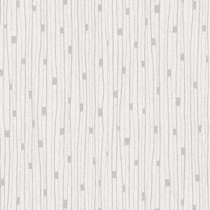 Casadeco|Papier peint style Art Déco blanc avec motif d’hirondelles|Minimaliste
