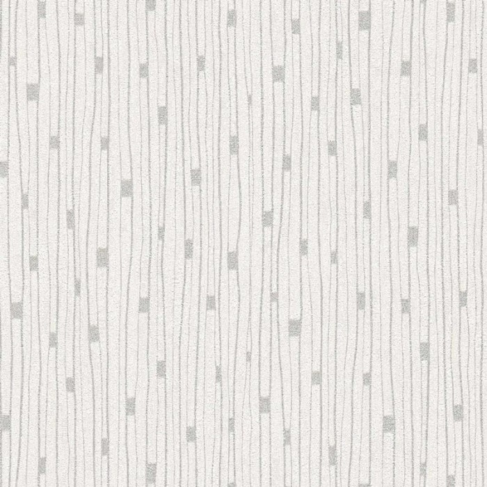 Papel Pintado minimalista blanco plata brillante -  2-5669