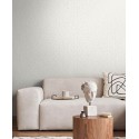 Papeldecor|Papier Peint minimaliste blanc argenté brillant|Papier Peint