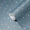 Papeldecor|Tapete minimalistisch in Silberblau|Tapeten