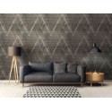 Papeldecor|Papier Peint losanges ethno textile beige|Papier Peint