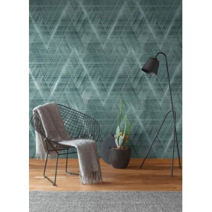 Casamance|Papier peint ethnique tribal africain brun taupe|Losanges 2