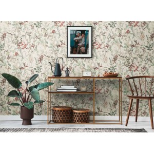 As Creation|Tapete Blumen im romantischen Stil in Pastellfarben|Romantisch 2