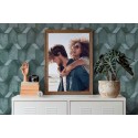 Papeldecor|Wallpaper petroleum blue 3D concrete|Wallpaper