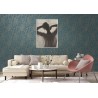 Papeldecor|Wallpaper petrol blue ferns|Wallpaper