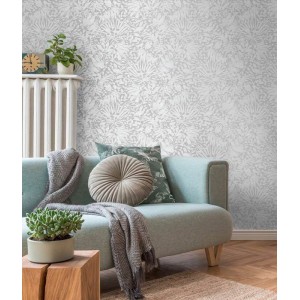 Marburg|Wallpaper oak leaves and brown and gray acorns|Floral 2