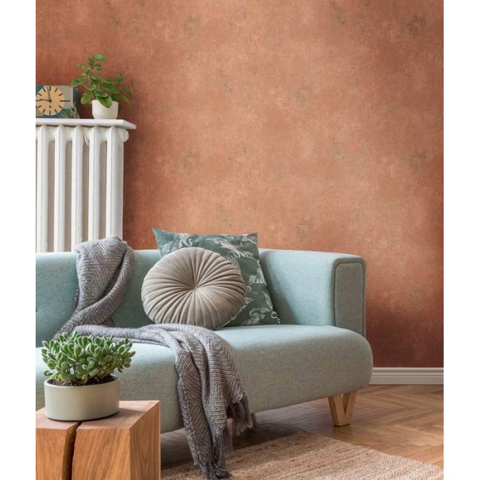 Papel Pintado estucado terracota natural -  2-5685