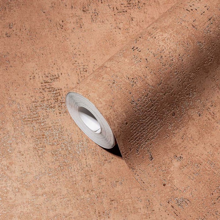 Papeldecor|Papier Peint stuqué terracotta naturelle|Papier Peint