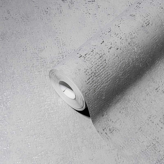 Papeldecor|Wallpaper gray plaster with shiny details|Wallpaper