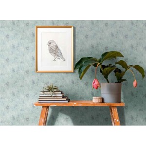 Papeldecor|Wallpaper white stucco with shiny details|Wallpaper 2