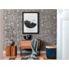 Papeldecor|Wallpaper contemporary gray stone wall|Stone Imitation