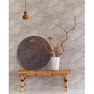 Eijffinger|Wallpaper with cracked wall effect in sand beige|Wallpaper 2