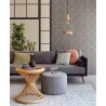 Eijffinger|Abstract dotted wallpaper inspired by bead necklace in silver grey|Wallpaper