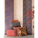 Eijffinger|Abstract dotted wallpaper in black, blue and shiny gold|Wallpaper