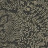 Eijffinger|Scandinavian wallpaper with black and gold ferns|Wallpaper