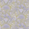 Eijffinger|Retro fan wallpaper in gold and lilac|Wallpaper