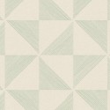 Eijffinger|Papier peint scandinave carreaux triangles beige et vert|Papier Peint