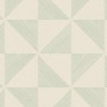 Eijffinger|Papier peint scandinave carreaux triangles beige et vert|Papier Peint