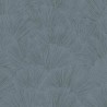 Eijffinger|Japanese wallpaper with ginkgo leaves in turquoise blue|Wallpaper