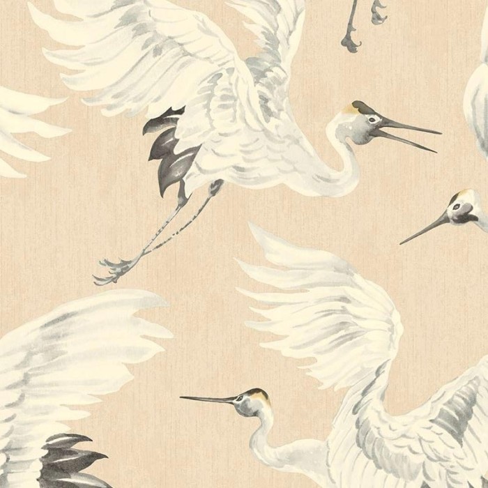 Eijffinger|Papel pintado grullas orientales en vuelo|Papel Pintado