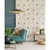 Eijffinger|Oriental wallpaper with cranes in flight|Wallpaper
