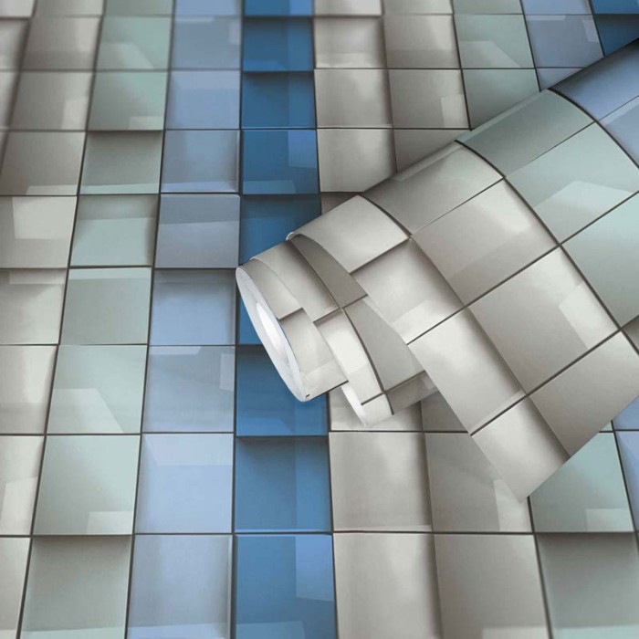 Papeldecor|Papel pintado azulejos efecto 3D|Liquidación