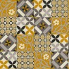 Papeldecor|Yellow tile wallpaper|Clearance