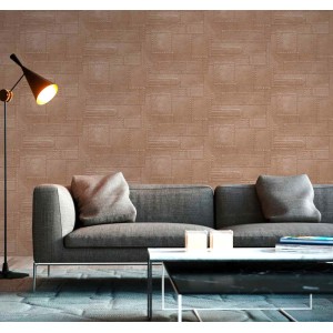 Papeldecor|Cream white leopard print wallpaper|Clearance 2