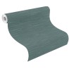 Papeldecor|Papier peint effet textile turquoise|Liquidation