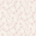Papeldecor|Papier peint floral rose pastel|Liquidation
