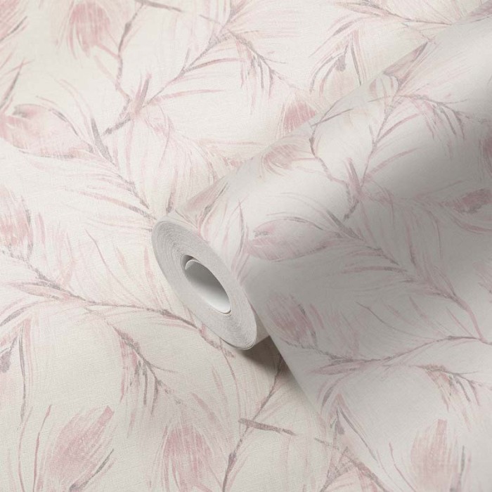 Papeldecor|Papel Pintado floral rosa pastel|Liquidación