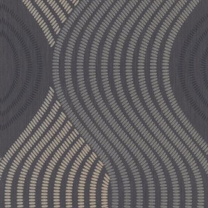 Papeldecor|Graue Ziegel Tapete Metalleffekt|Tapeten-Ausverkauf