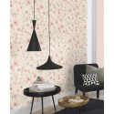 Papeldecor|Pastel pink watercolor floral wallpaper|Clearance
