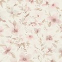 Papeldecor|Papier peint floral aquarelle rose pastel|Liquidation
