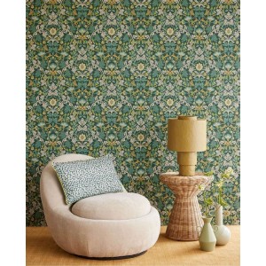Casadeco|Tapete mit Reihern in einer Lagune, Vintage-Stil|Tapeten 2