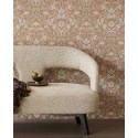 Eijffinger|Papier peint classique fleurs marron|Papier Peint