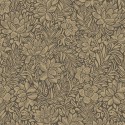 Eijffinger|Papier peint floral classique grandes fleurs marron|Papier Peint