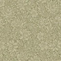 Eijffinger|Papel pintado ramillete flores verdes clásico|Papel Pintado