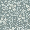 Eijffinger|Papier peint floral scandinave bleu turquoise romantique|Papier Peint